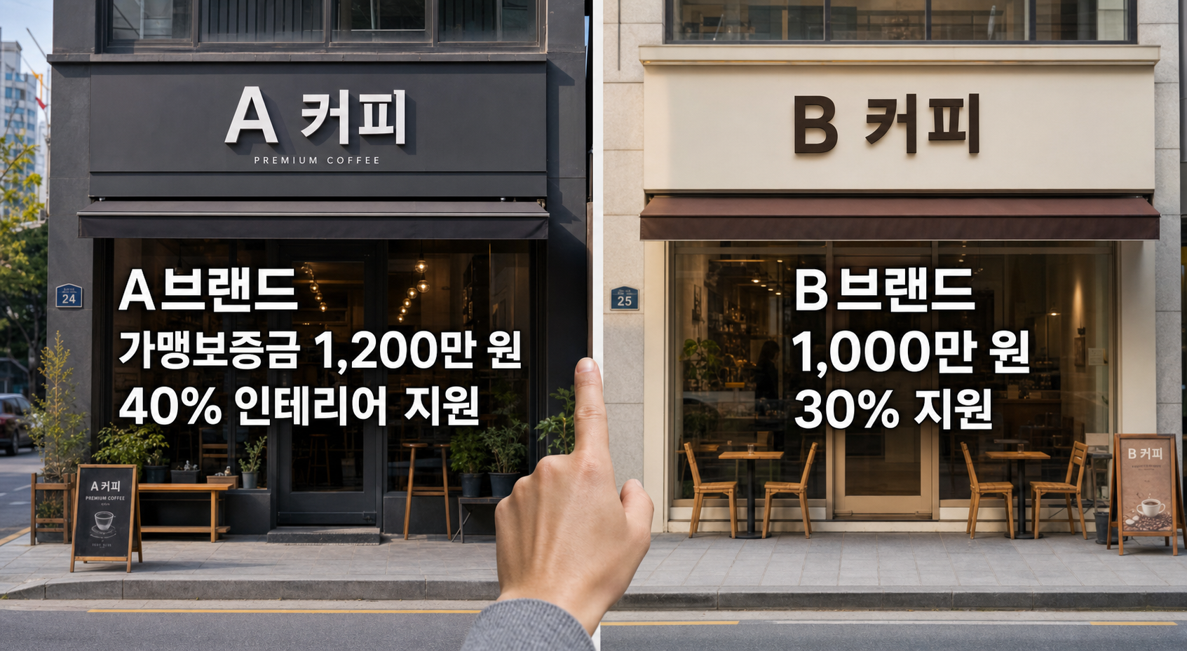 커피 프랜차이즈 가맹점 모집 조건과 지원 내용 정리