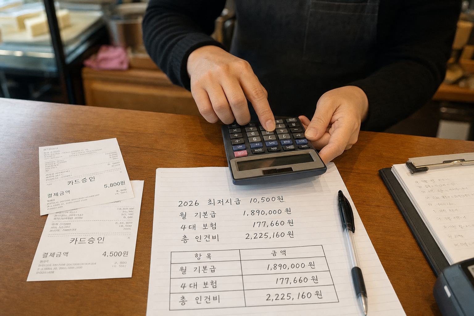 커피 프랜차이즈 직원 채용과 인건비 계산 실무 가이드