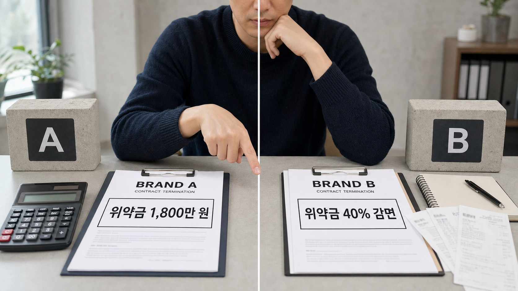 커피 프랜차이즈 계약 해지 위약금 기준 FAQ