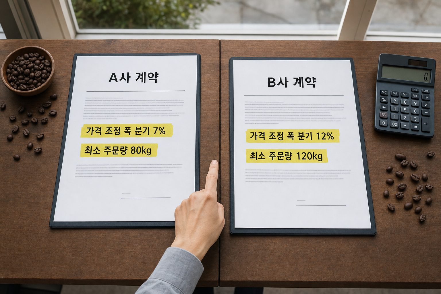 커피 프랜차이즈 원두 공급 계약에서 반드시 확인할 4가지 조건