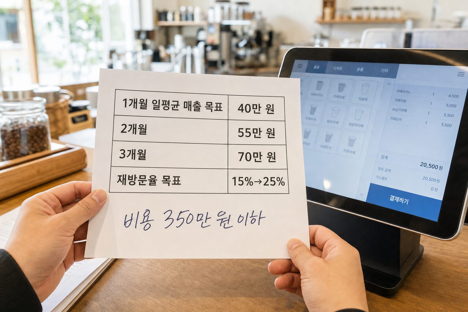 커피 프랜차이즈 첫 3개월 매출 안정화 실전 체크리스트