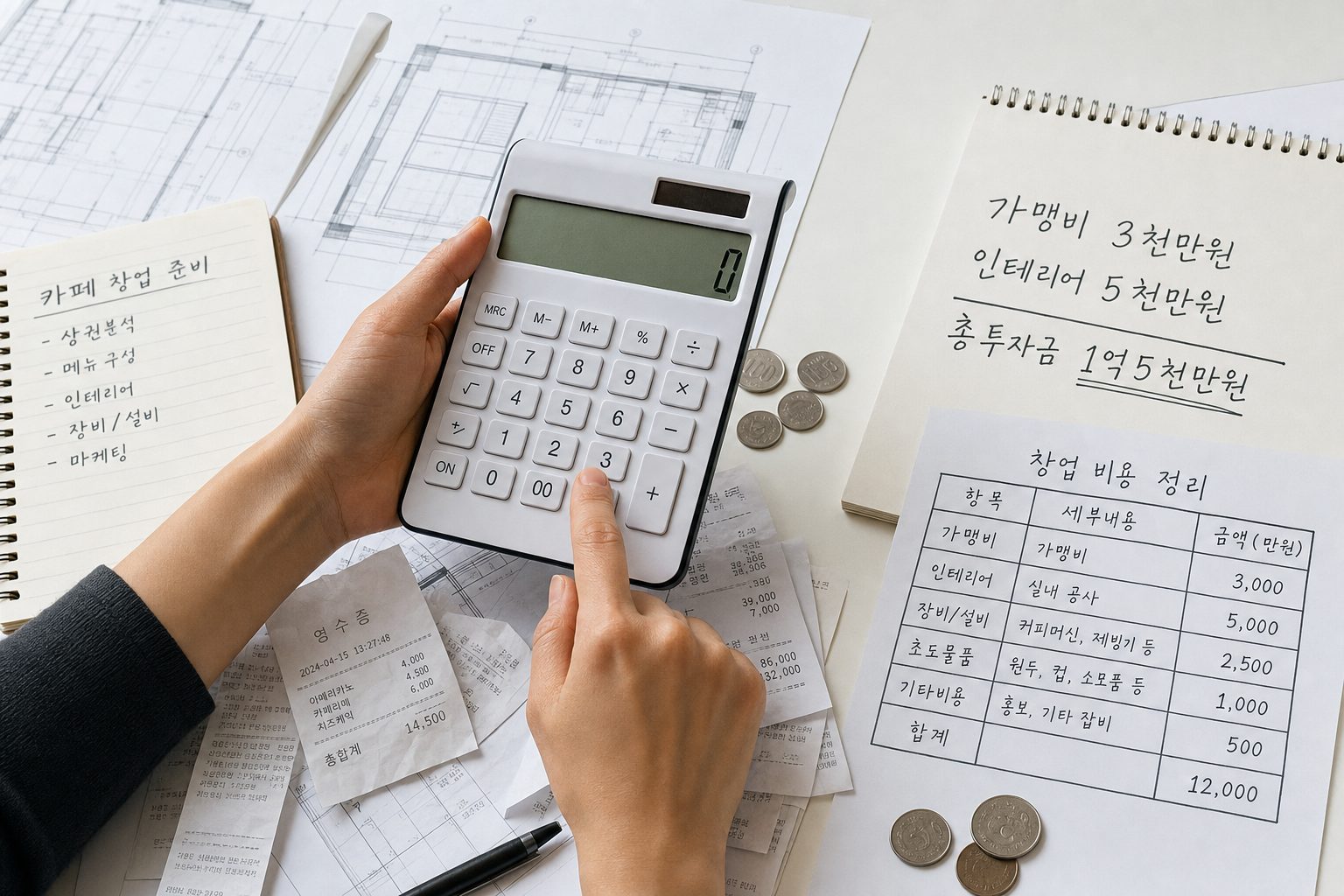 커피 프랜차이즈 비용 분석, 창업비와 수익 구조 완벽 정리