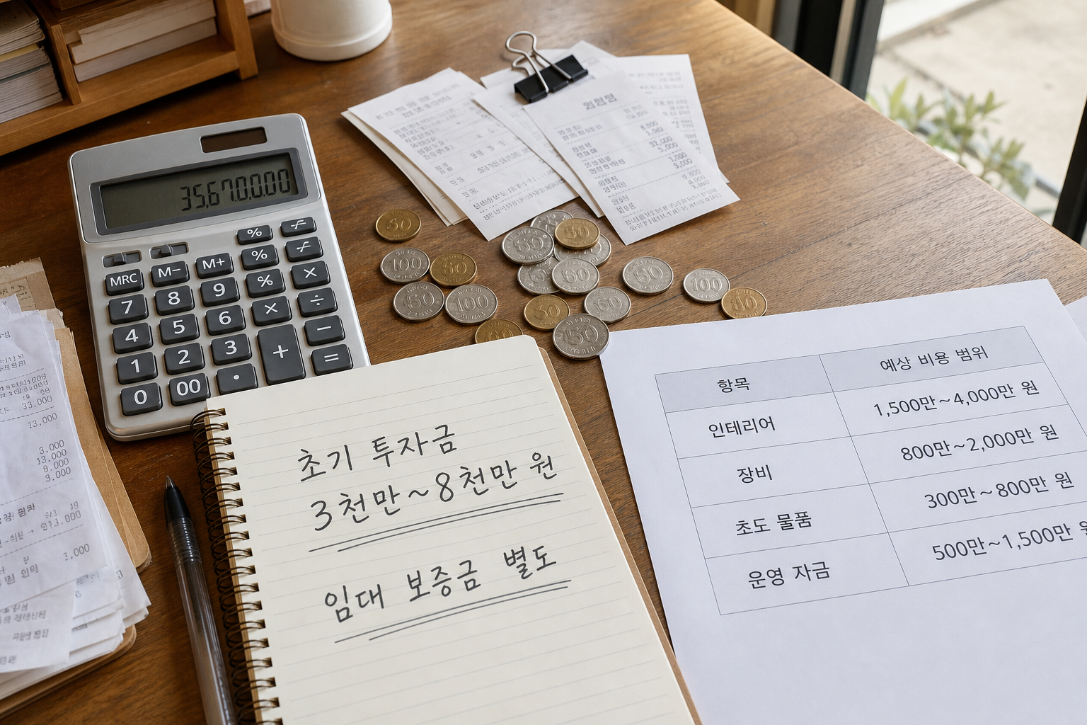 커피 프랜차이즈 창업 비용 분석 완벽 가이드