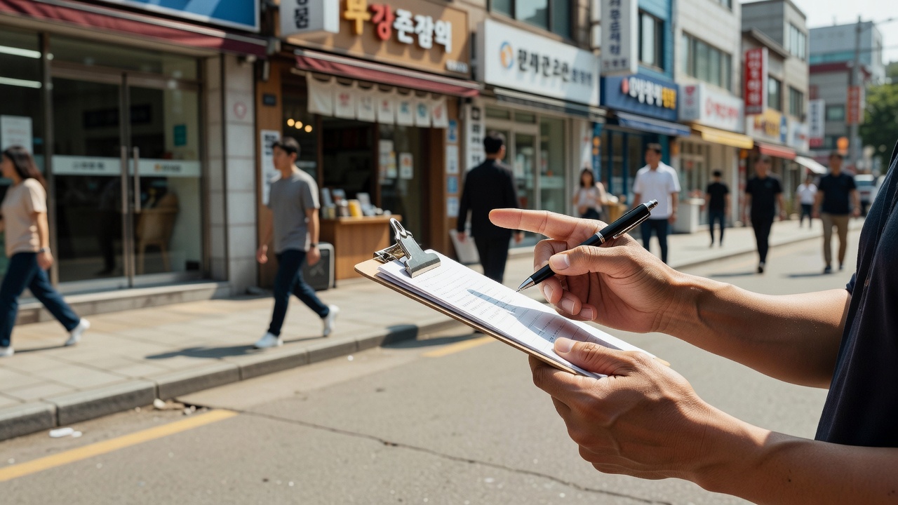 커피숍 입지 선정 시 상권 분석 체크리스트