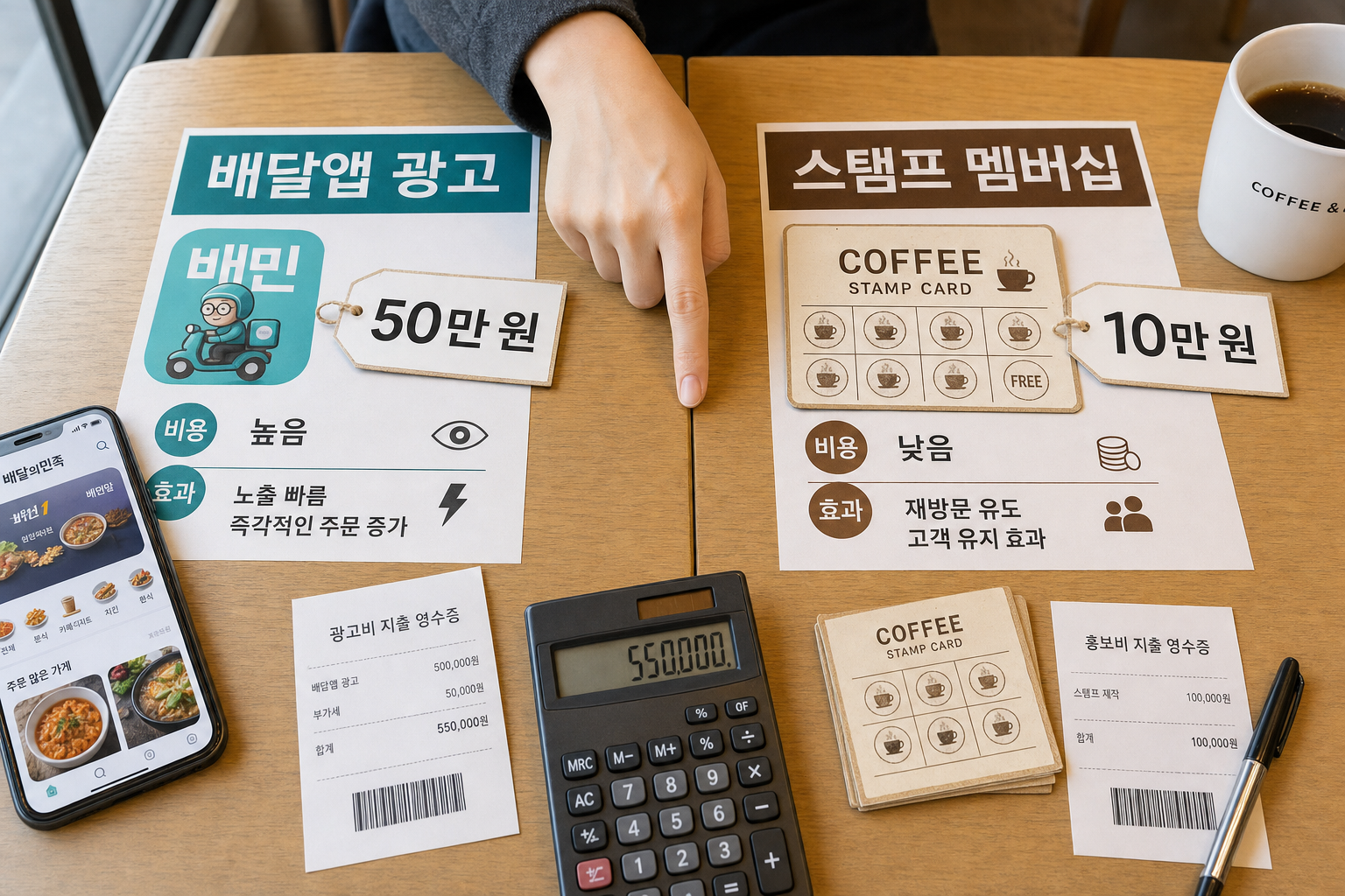 커피 프랜차이즈 마케팅 전략별 비용 대비 효과 분석