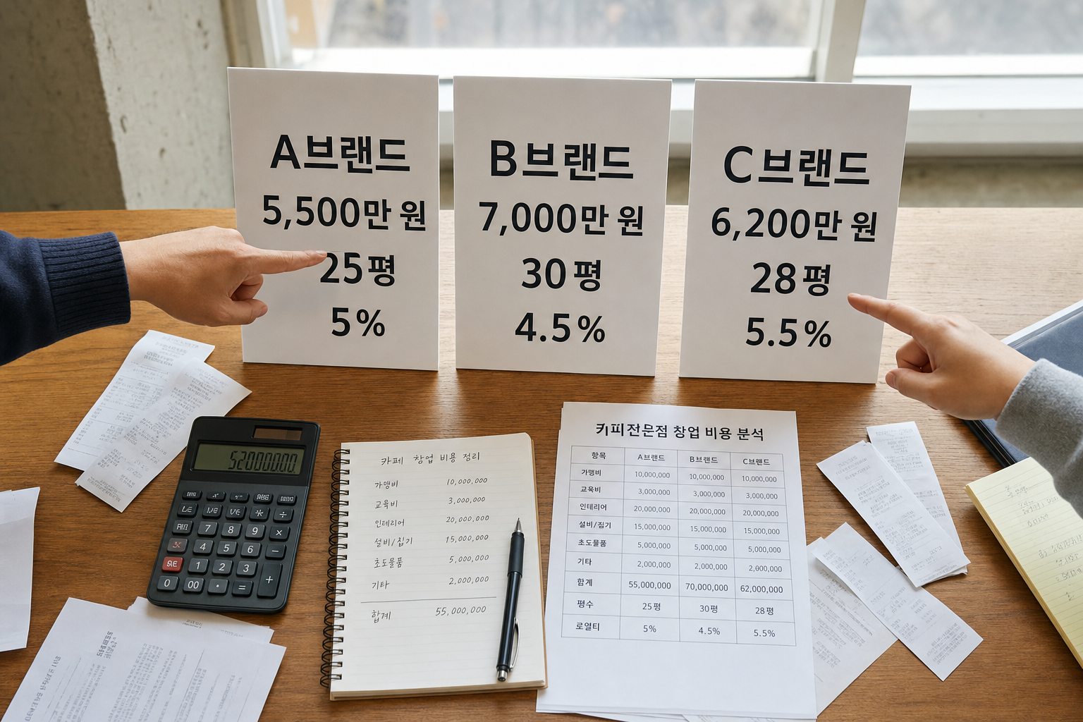 커피 프랜차이즈 가맹점 모집 조건과 지원 내용 정리